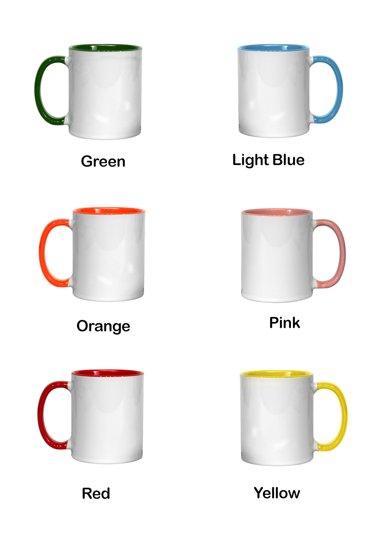 Male & Female Nurses Ceramic Custom Mug - Rainbow